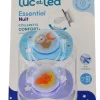 Essentiel nuit confort sucettes anatomiques 6/18mois Luc et Léa - lot de 2 sucettes