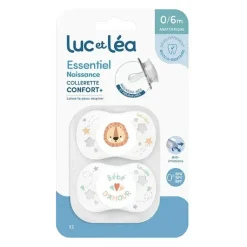 Essentiel sucette 0/2 mois Luc et Léa - lot de 2 sucettes