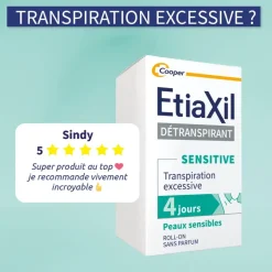 Etiaxil détranspirant aisselles peaux sensibles Cooper