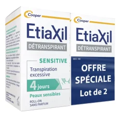 Etiaxil détranspirant aisselles peaux sensibles Cooper