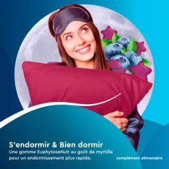 EuphytoseNuit® Gomme Myrtille Sommeil Mélatonine 30 Gommes