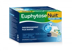 Euphytose Nuit Sommeil Mélatonine et Feuille d'Orange 20 sachets à infuser