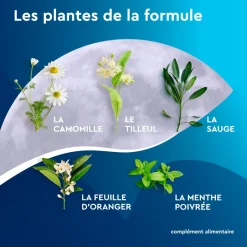 Euphytose Nuit Sommeil Mélatonine et Feuille d'Orange 20 sachets à infuser