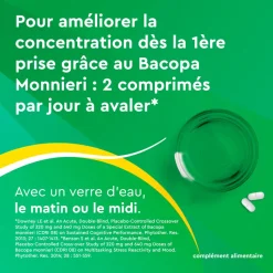 EuphytoseStress® Concentration – stress, difficulté, 30 comprimés
