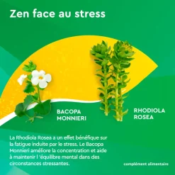 EuphytoseStress® Concentration – stress, difficulté, 30 comprimés