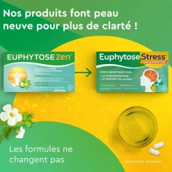EuphytoseStress® Concentration – stress, difficulté, 30 comprimés