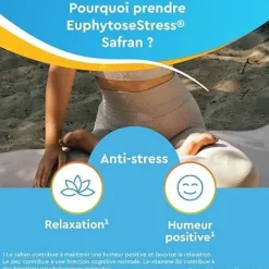 Euphytose Stress Safran gommes mangue ananas Bayer - pot de 30 gommes