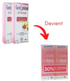 Evabiote Gel lavant hygiène intime Besins Healthcare