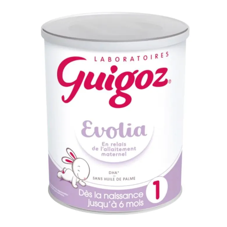 Evolia Lait 1er âge jusqu'à 6 mois Guigoz - pot de 800 g