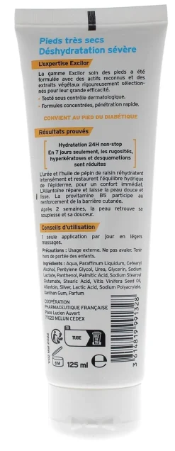 Excilor crème hydra-intense pieds très secs