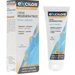 Excilor crème régénératrice cornes & callosités - tube de 50 ml