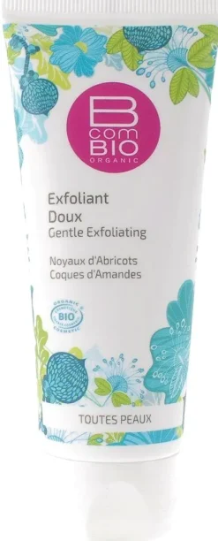 Exfoliant doux visage bio BcomBIO - tube de 75ml