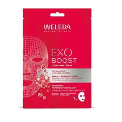 Exo Boost Glow masque en tissu Weleda - un masque