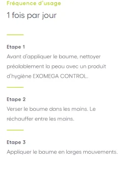Exomega control baume émollient A-Derma