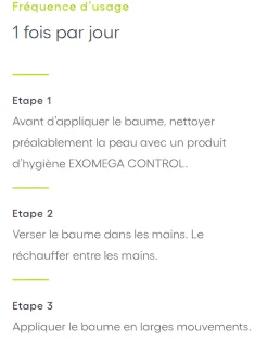 Exomega control baume émollient A-Derma