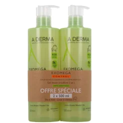 Exomega Control Gel Lavant Emollient Anti-Grattage A-Derma