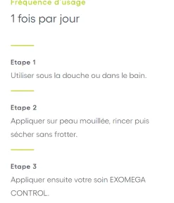 Exomega Control Gel Lavant Emollient Anti-Grattage A-Derma