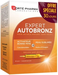 Expert autobronz Forté Pharma - boite de 30 ampoules