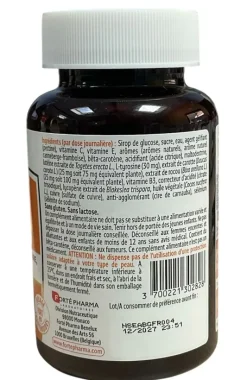 Expert Autobronz gummies goût framboise Forté Pharma - pot de 60 gommes