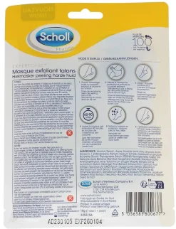 Expertcare Masque exfoliant talons Scholl - 1 paire