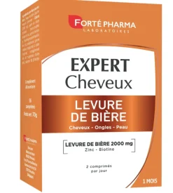 Expert cheveux levure de bière Forté Pharma - boite de 56 comprimés