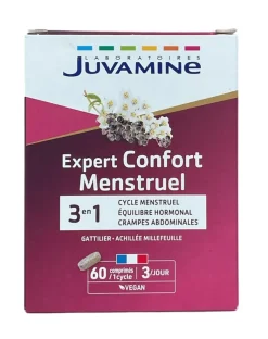 Expert Confort menstruel 3en1 Juvamine - boite de 60 comprimés