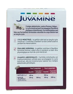 Expert Confort menstruel 3en1 Juvamine - boite de 60 comprimés