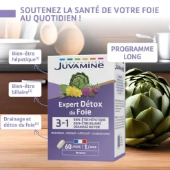 Expert Détox du foie Juvamine - boîte de 60 comprimés