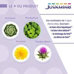 Expert Détox du foie Juvamine - boîte de 60 comprimés