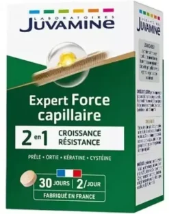 Expert Force capillaire 2en1 Juvamine - boite de 60 comprimés