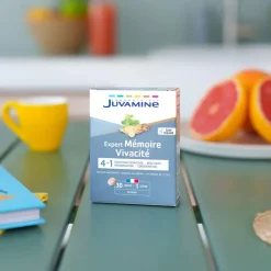 Expert mémoire vivacité Juvamine - boîte de 30 comprimés