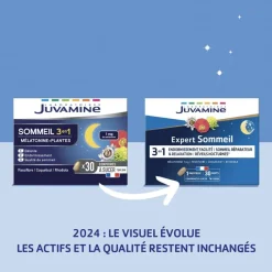 Expert Sommeil 3en1 Juvamine - boîte de 30 comprimés à sucer