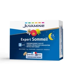 Expert Sommeil 3en1 Juvamine - boîte de 30 comprimés à sucer