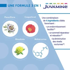 Expert Sommeil 3en1 Juvamine - boîte de 30 comprimés à sucer