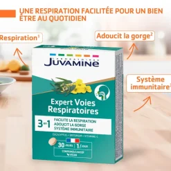 Expert voies respiratoires Juvamine - boîte de 30 comprimés à sucer