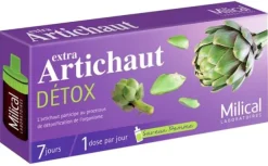 Extra Artichaut Détox Milical - 7 fioles de 10 ml