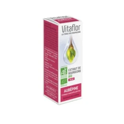 Extrait de bourgeons BIO Aubépine Vitaflor - flacon de 15 ml