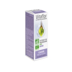 Extrait de bourgeons BIO Cassis Vitaflor - flacon de 15 ml