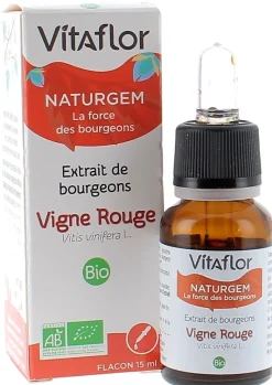 Extrait de bourgeons Vigne rouge bio Vitaflor - flacon de 15 ml