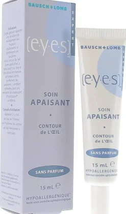 Eyes expert soin apaisant contour de l'oeil Bausch Lomb - tube de 15 ml