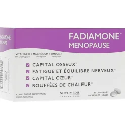 Fadiamone ménopause - 60 comprimés + 30 capsules