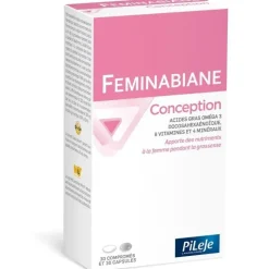 Feminabiane conception Pileje - boite de 30 comprimés et 30 capsules
