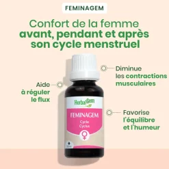 Feminagem cycle BIO Herbalgem - flacon de 30ml