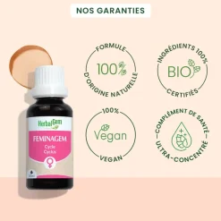 Feminagem cycle BIO Herbalgem - flacon de 30ml
