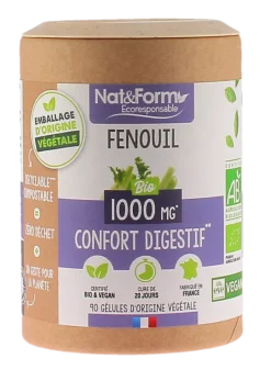 Fenouil bio Confort digestif Nat&Form