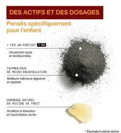 Fer enfants sans sucres Mium Lab - pot de 30 gummies