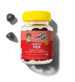 Fer enfants sans sucres Mium Lab - pot de 30 gummies