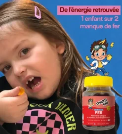 Fer enfants sans sucres Mium Lab - pot de 30 gummies