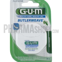 Fil dentaire ciré menthe Butlerweave Gum - 55 mètres