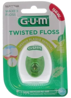 Fil dentaire Twisted floss GUM - fil de 30m